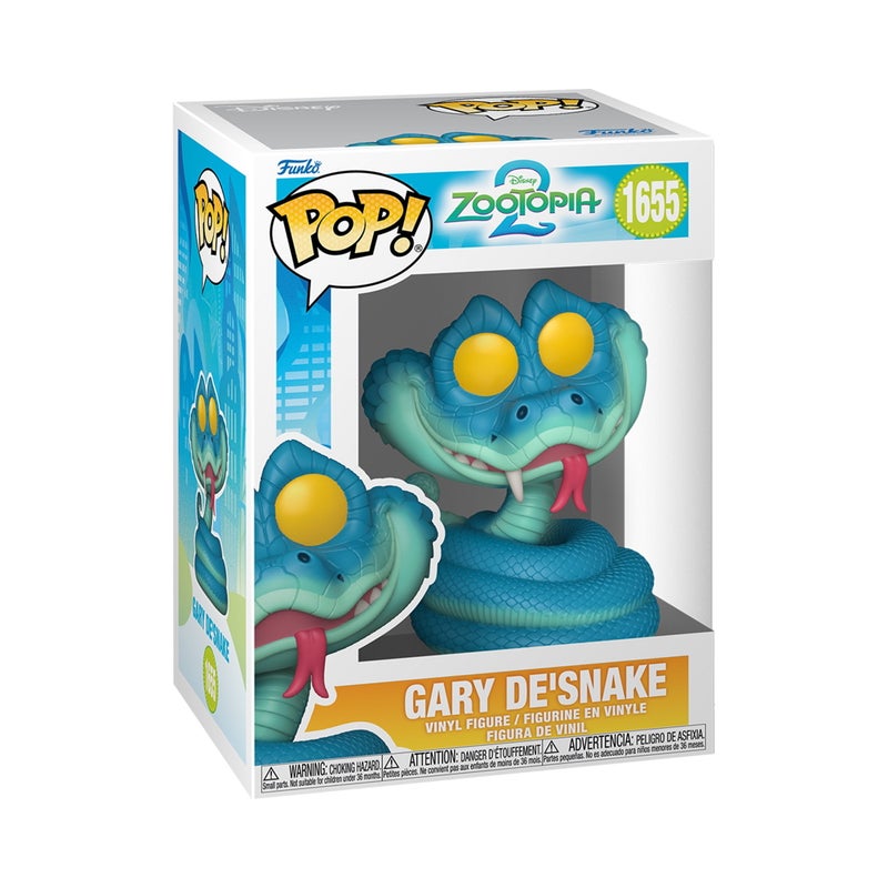 Funko POP! Disney Zootopia 2 Gary De’Snake Vinyl Figure (9.4 cm) - Image 1