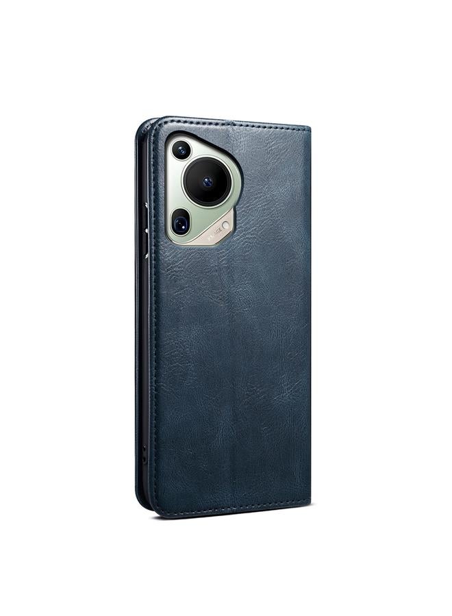 S-TOP Case For Huawei Pura 70 Ultra Oil Wax Crazy Horse Texture Leather Phone Case - Image 4