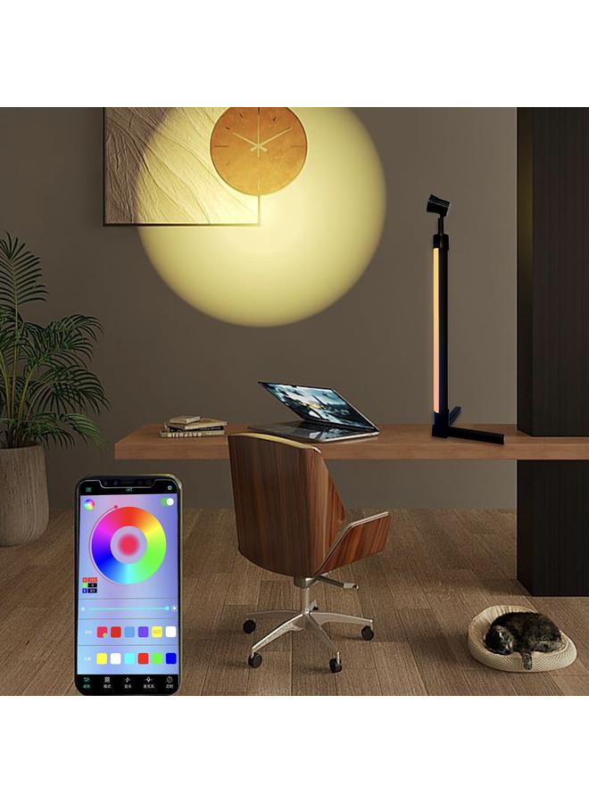 Smart Desk Lamp Creative Atmosphere Reading Lamp RGB Magic Desktop Night Light Bluetooth APP Control Corner Light