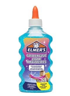 ELMER'S Washable Glitter Glue 177ml Blue  - Image 1