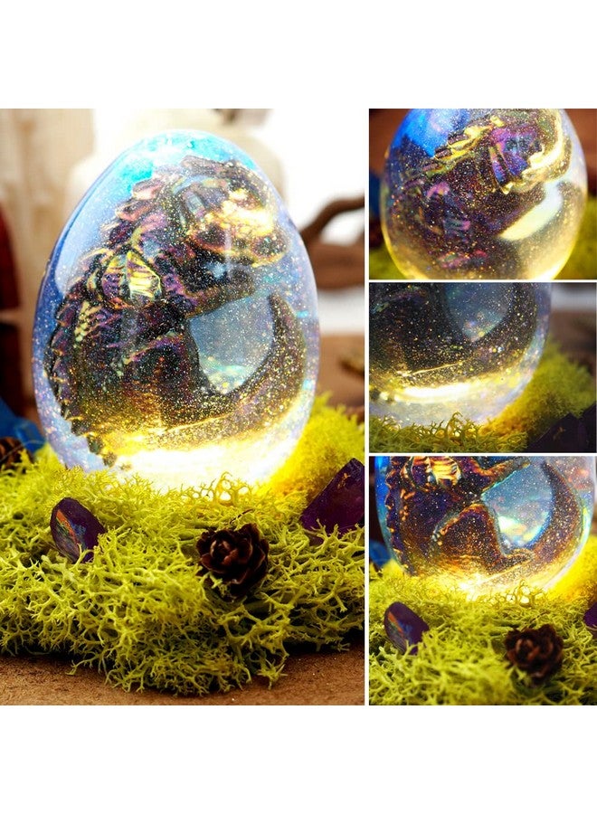 Wehous 3D Dragon Egg Resin Molds Silicone Dragon Silicone Mold Set For Epoxy Resin Casting Ornament Keychain Cute Mold Diy Resin Candle Concrete Cement Polymer Clay Craft  - Image 4