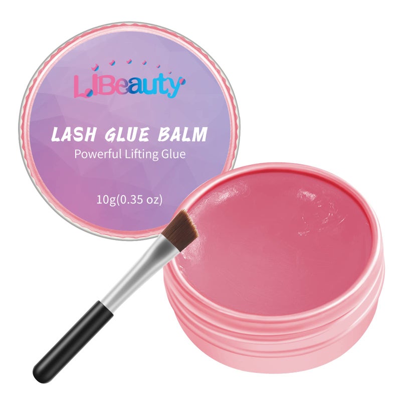 Libeauty Lash Lift Glue Balm Lash Lift Adhesive Strong Sticky Fruit Flavor Eyelash & Eyebrow Perm Glue Balm Brow Lamination Gel - Image 1