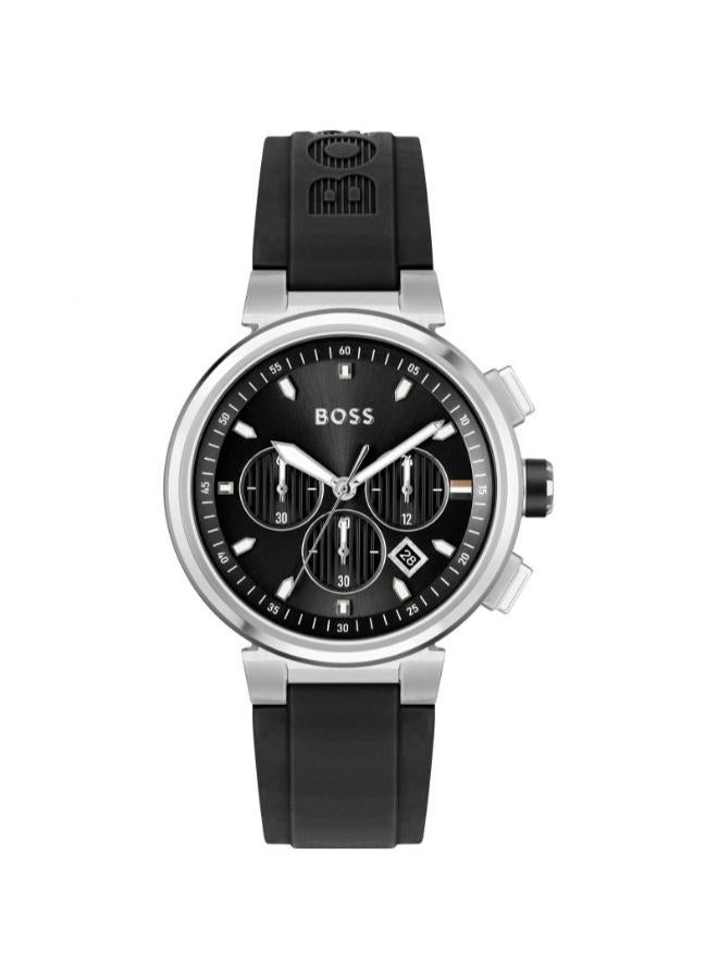 BOSS men’s Chronograph Rubber watch 1513977 - Image 1