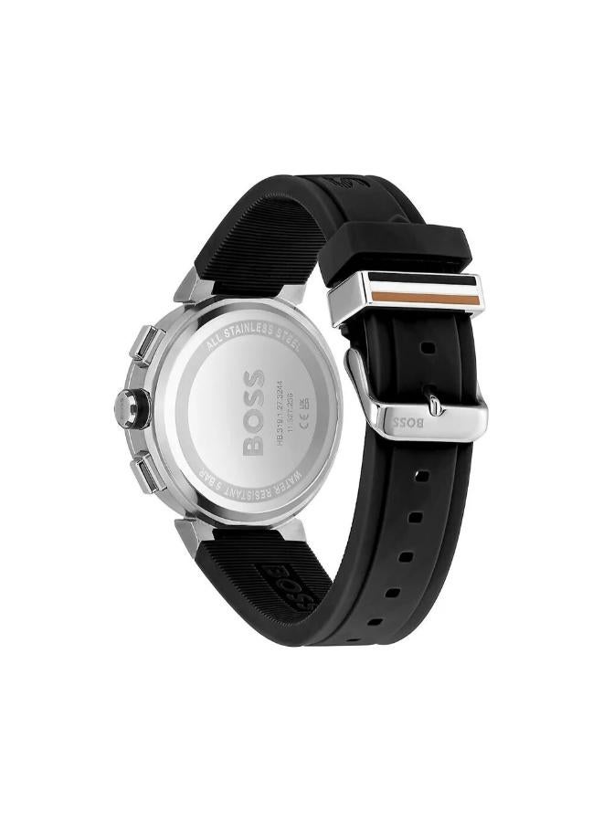 BOSS men’s Chronograph Rubber watch 1513977 - Image 3