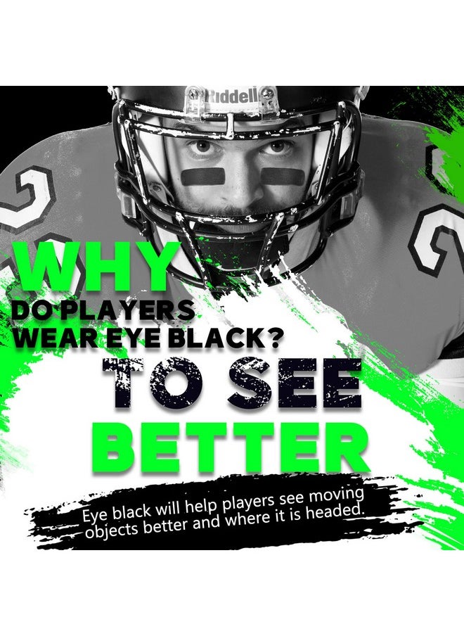 DELISOUL - Eye Black Stick,Anti-Glare Eye Black For Baseball Softball Football Hockey Lacrosse,Sweat-Proof Eye Black Grease Paint For Adults Kids,Smooth & Long Lasting,Rich Full Coverage Color,.67 Oz - Image 1