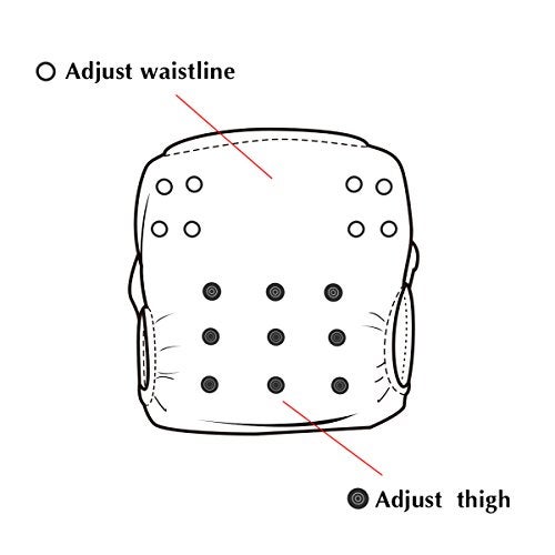 ALVABABY Swim Diapers 3pcs Reusable & Adjustable 0-2 Years Baby Girl 3SWY03 - Image 5