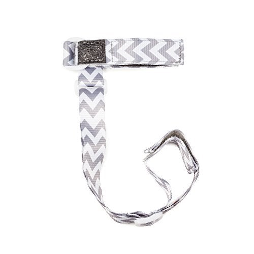 BooginHead Baby Toddler SippiGrip Sippy Cup Holder Strap, Chevron Gray - Image 3