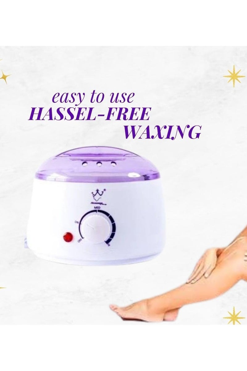 كونسونج بيوتي جهاز تسخين الشمع لإزالة الشعر الاحترافي، جهاز تسخين الشمع الساخن، جهاز تسخين الشمع لإزالة الشعر، جهاز تسخين الشمع للتحكم في درجة الحرارة 500 سم مكعب - Image 5