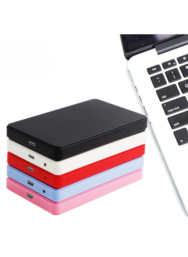 Portable High-speed Gaming Mobile Hard Drive 750g White Red Mechanical State Ps4 Digital Computer/mobile Drive/mobile Drive-Capacity:500GB-Interface:USB 3.0 - Image 1