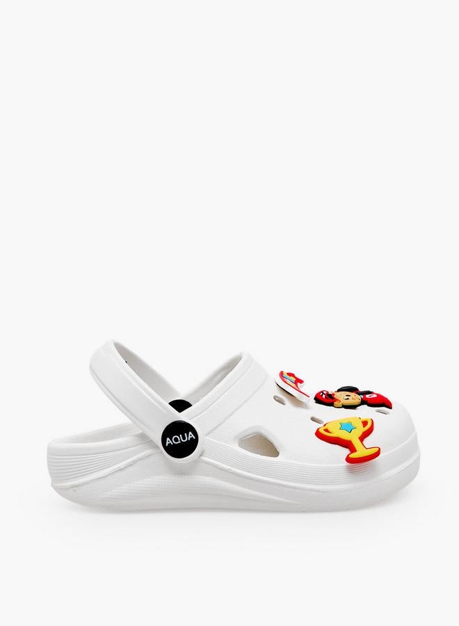 Aqua Boys Racing Jibbitz Clogs - Image 3