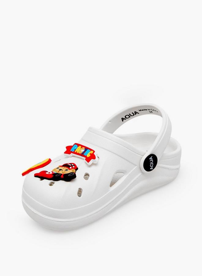 Aqua Boys Racing Jibbitz Clogs - Image 4