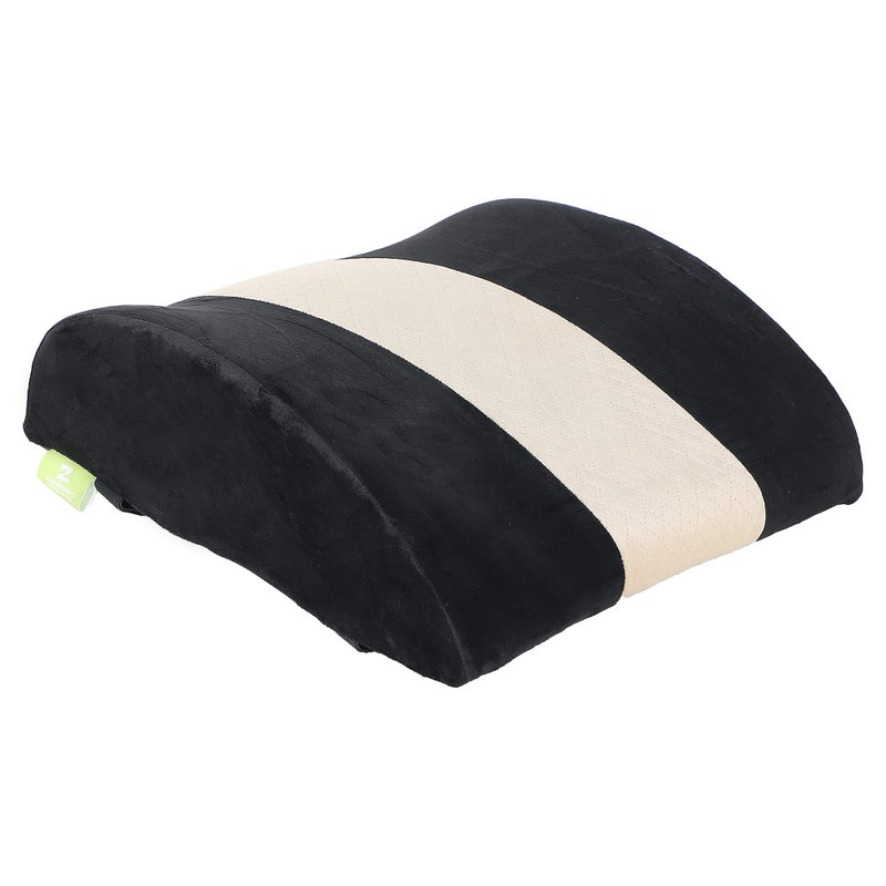 Cushows Memory Foam Lumbar Back Support Pain Relief Pillow for Back Pain, Office Chair, Car Seat, Posture Correction with Adjustable Belts (15 "x 15" inch) - Image 3