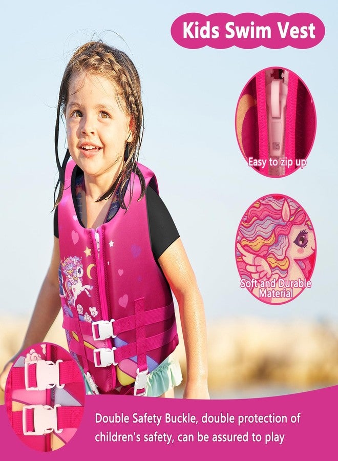 Chriffer Toddler Swim Vest Jacket for Boys Girls 20-70 Pounds/2-10 Years, Kids Swim Vest with Adjustable Safety Strap for Pool Beach for Learning Swimming - Image 2