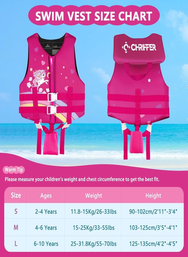 Chriffer Toddler Swim Vest Jacket for Boys Girls 20-70 Pounds/2-10 Years, Kids Swim Vest with Adjustable Safety Strap for Pool Beach for Learning Swimming - Image 5