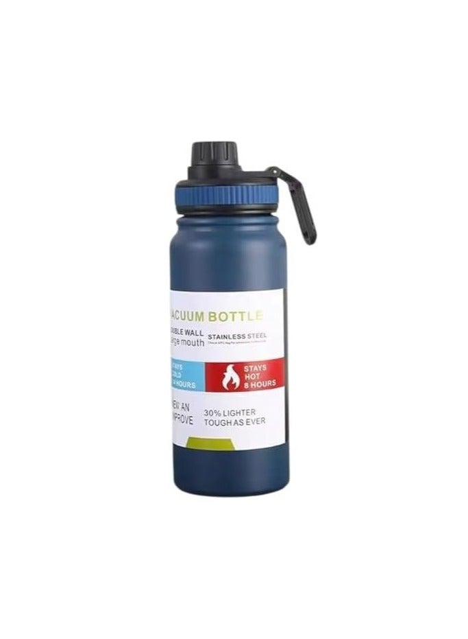 QSHOP QSHOP Thermal Bottle 600ml with Carabiner and Portability - Ideal for Office, Sports, Picnic Practical Thermal Bottle Combining Effective Insulation and Portability - Image 1