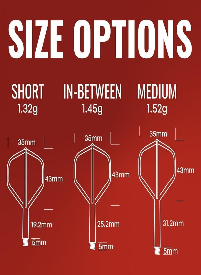 Shot! Darts Flight Deck One Piece Dart Flight and Shaft System, Reduced Deflections, Standard Shaped Flight (350 Micron) Available in Set of 3 (Pink, Short) - Image 4