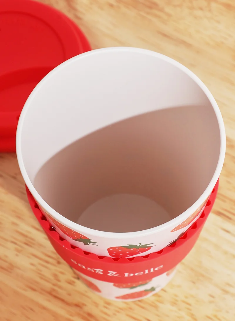 Sass & Belle Strawberry Travel Coffee Cup