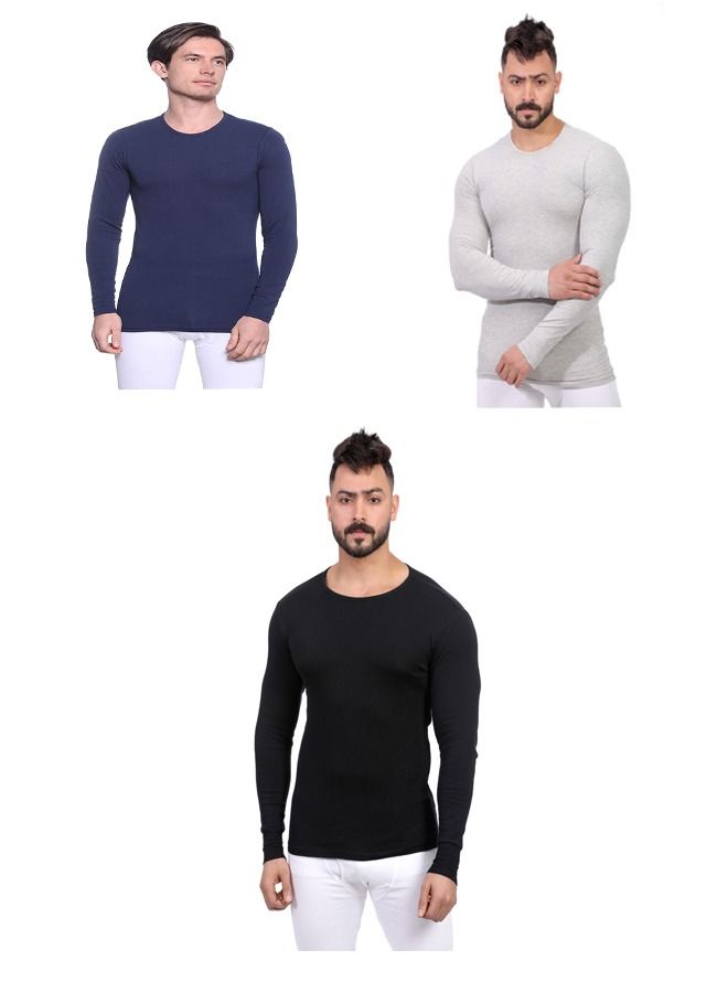 DICE Plain undershirt with a round neck 3 pieces  - Image 1