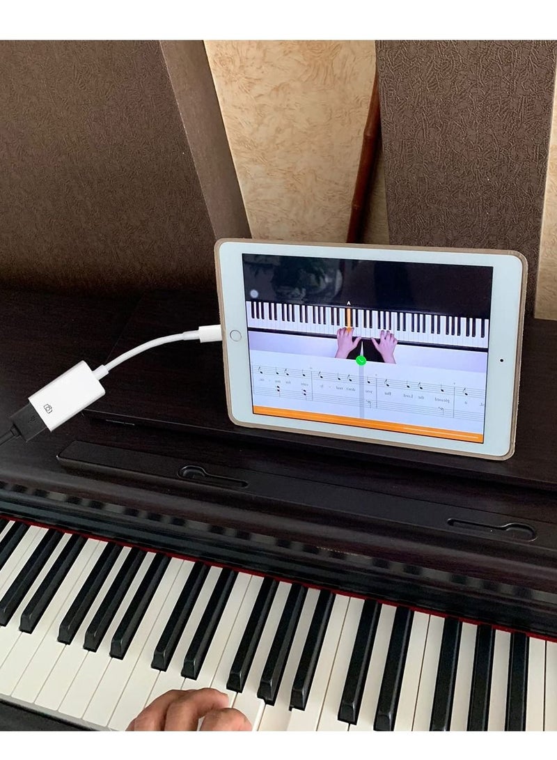 [Apple MFi Certified] Lightning to USB Camera Adapter for iPhone iPad, USB 3.0 OTG Data Sync Cable Adapter Compatible with iPhone 12 11 XS XR X 8 7 iPad to Card Reader Keyboard Mouse USB Flash Drive - Image 4