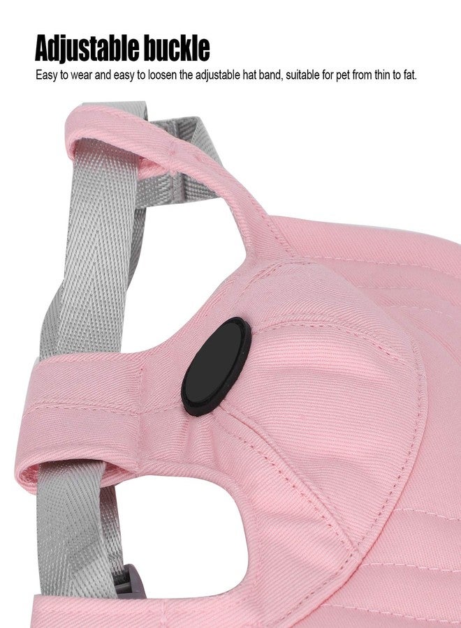 زيروديس قبعة بيسبول للكلاب قابلة للتعديل، مناسبة للرياضات الخارجية، مزودة بفتحات للأذنين، مناسبة للجراء والكلاب الصغيرة (مقاس متوسط). - Image 5