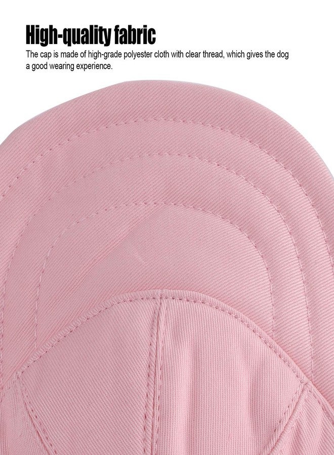 زيروديس قبعة بيسبول للكلاب قابلة للتعديل، مناسبة للرياضات الخارجية، مزودة بفتحات للأذنين، مناسبة للجراء والكلاب الصغيرة (مقاس متوسط). - Image 3