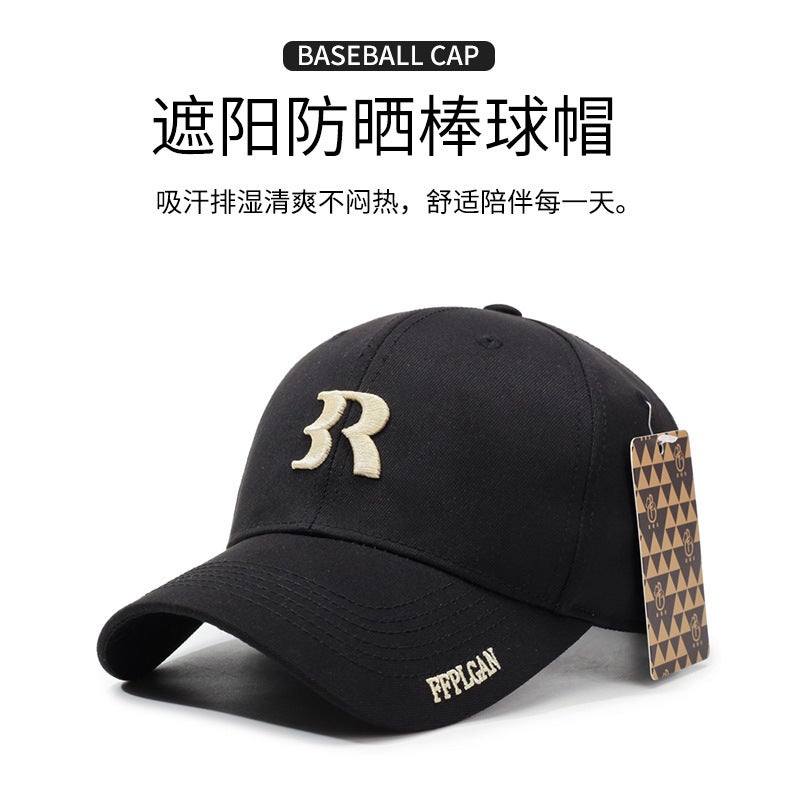 Cotton Baseball Cap Men Sun Protection Fishing Hat Cotton - Image 2