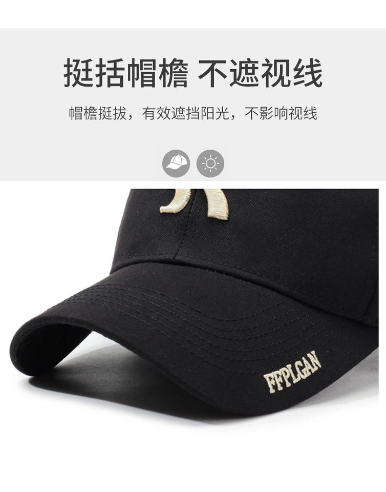 Cotton Baseball Cap Men Sun Protection Fishing Hat Cotton - Image 3