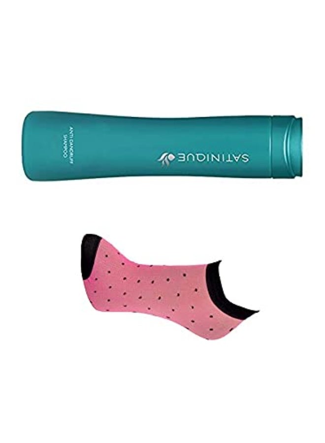 Nutrilite Amway - satinique anti dandruff shampoo - 250 ml and thin socks [free size] [Assorted Colors] - Image 2