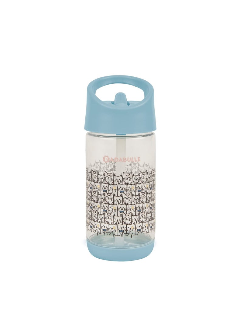 Kids Straw Water Bottle 350ml, Leak-Proof