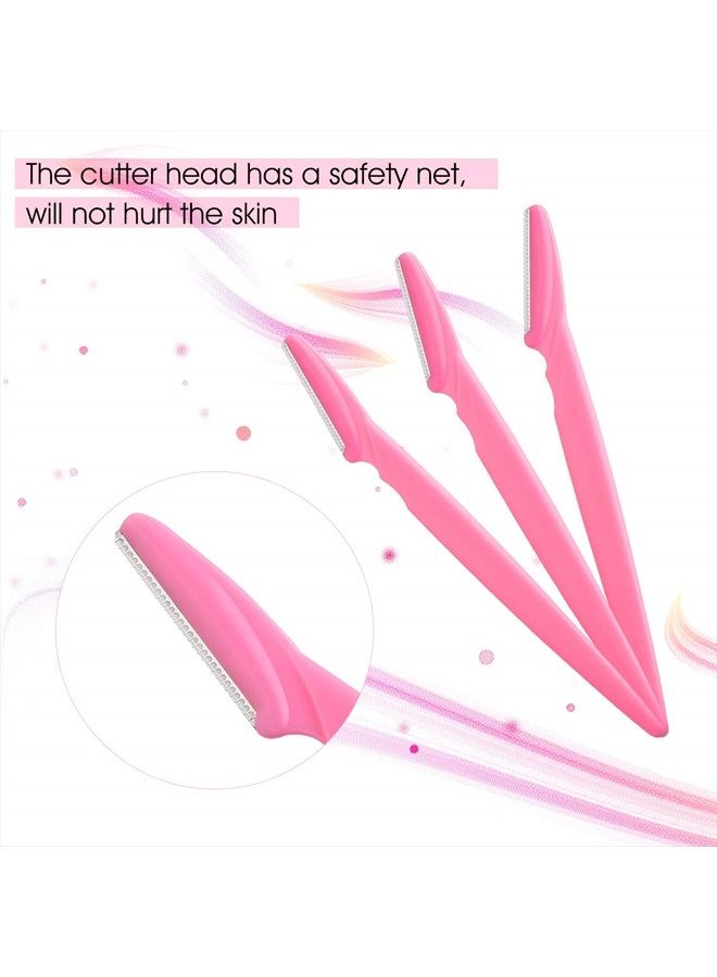 FEPITO 39 Pcs Eyebrow Razor Shaper Shavers Trimmers for Women and Men Face Hair Removers Multipurpose Exfoliating Face Razor - Image 3