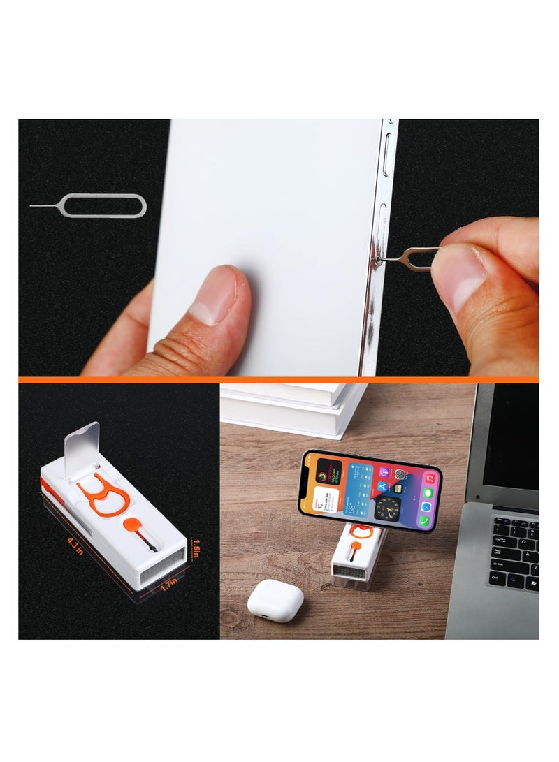 كابتن تيك , 11-in-1 Bluetooth Earphone Cleaning Kit, for AirPods, Keyboards, Laptop Screens, and Smartphone, Cleaning Tool with Brush and Microfiber Cloth, Trapezoidal Keycap Puller - Image 1