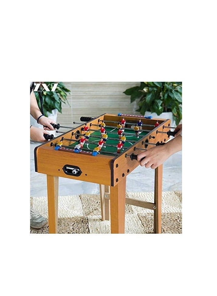 Soccer Supplement Football Soccer Table Board Game 6 Rods For Adults And Kids Wooden Foosball Board Game 69x37x65cm - Image 4
