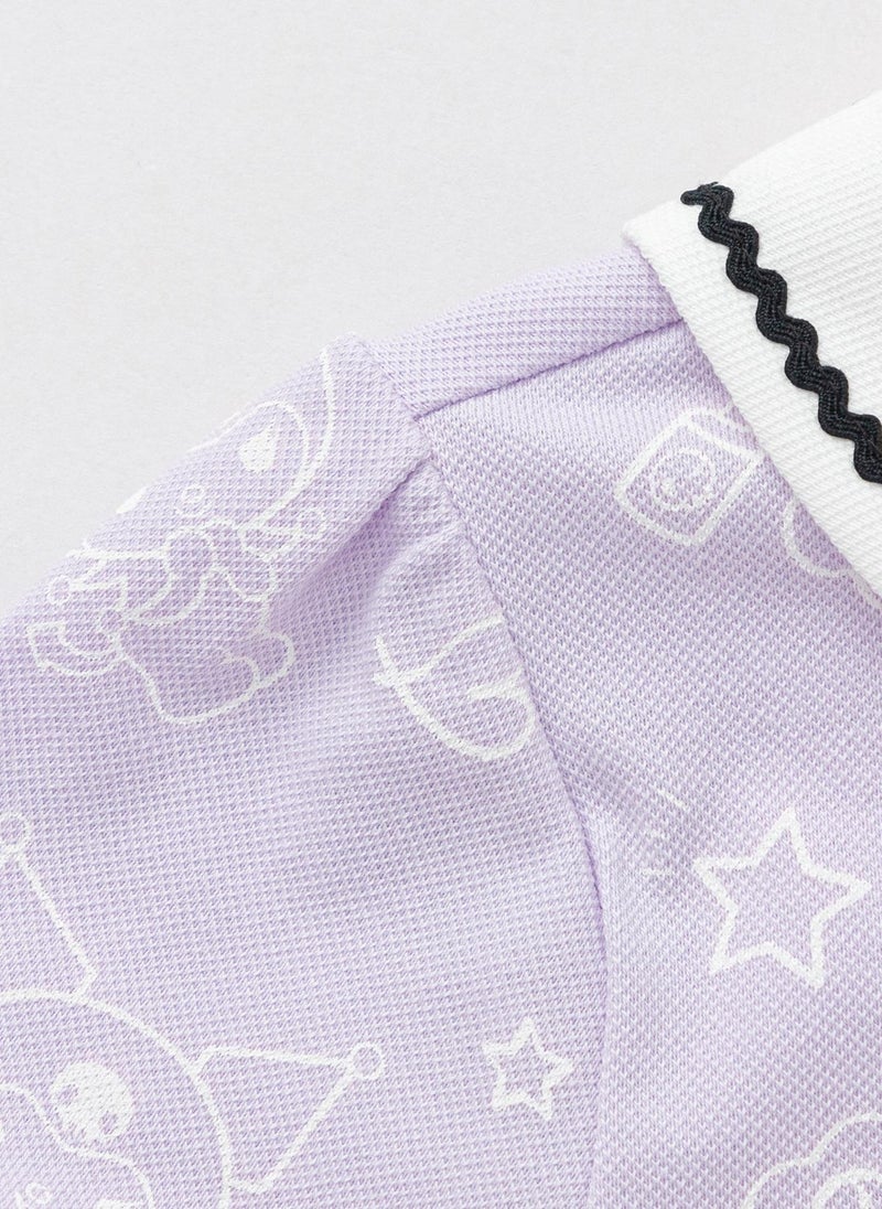 Balabala Toddler Girls Round neck short-sleeved T-shirt - Image 4