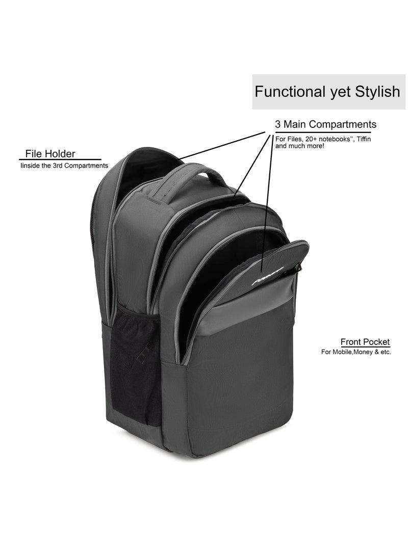 بوجاجو حقيبة ظهر عصرية للرجال من POGAGO - حقيبة ظهر للمدرسة والكمبيوتر المحمول ذات سعة كبيرة ومقاومة للماء، تناسب أجهزة الكمبيوتر المحمولة مقاس 15-17 بوصة - Image 5