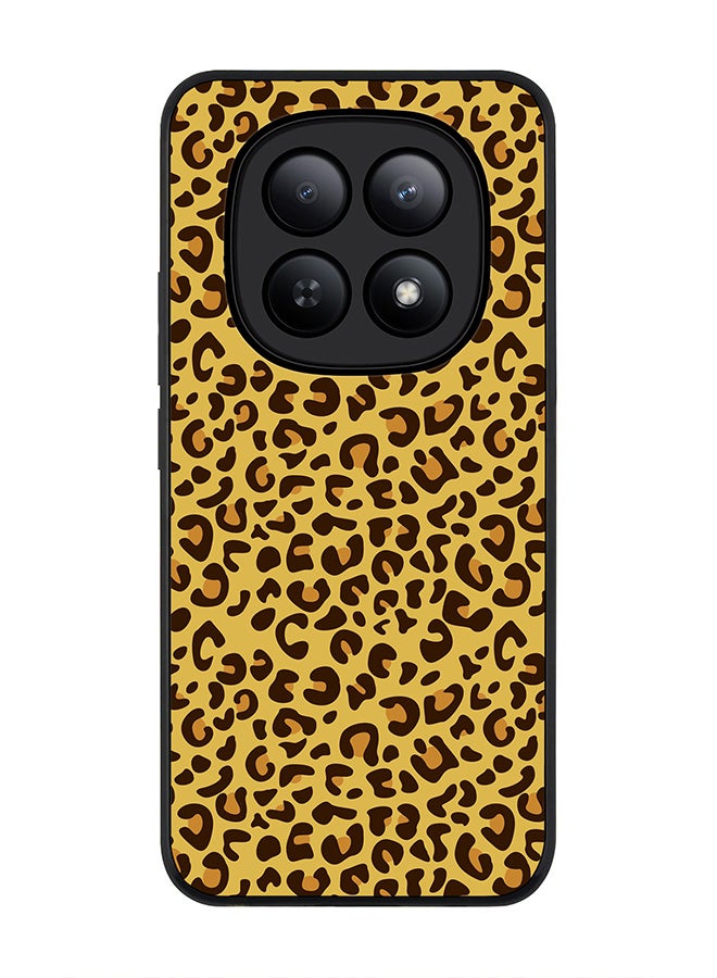 For Xiaomi Redmi Note 15 5G / Poco M8 Case,Slim fit Camera Protection, Shockproof Thin Phone cover  - Leopard Skin Print