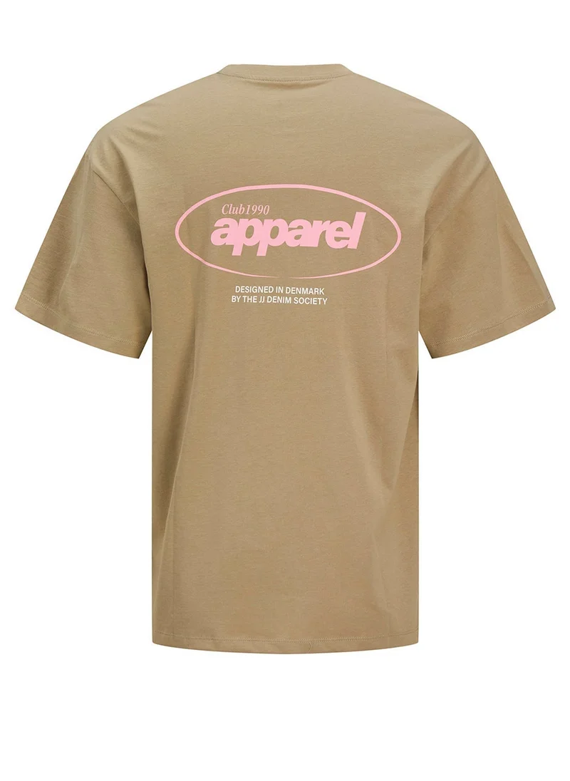 جاك اند جونز Jjebradley Graphic Crew Neck T-Shirt