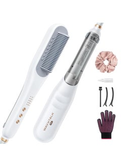 wavytalk Wavytalk Pro Steam Straightener Brush, Steamline Pro 3 in 1 Straightening Brush, Steam Reduces Damage, Nourishes Hair, and Expedites Straightening 