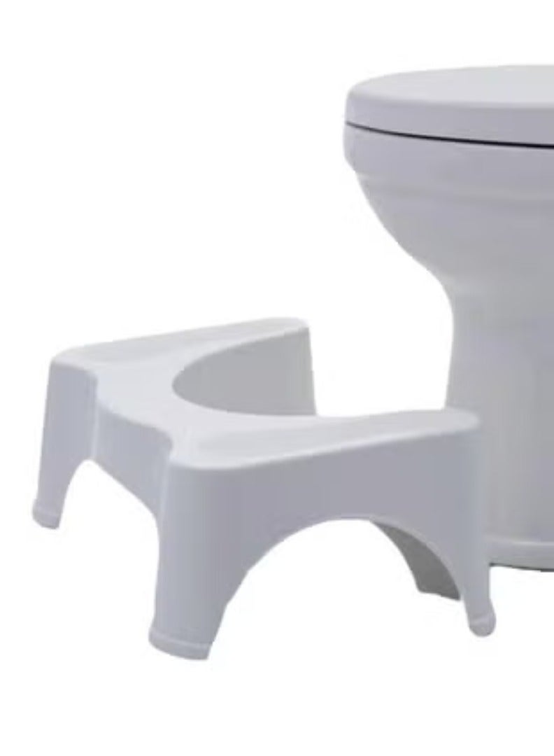 ELTRAZONE Toilet Foot Stool White 9inch  - Image 1