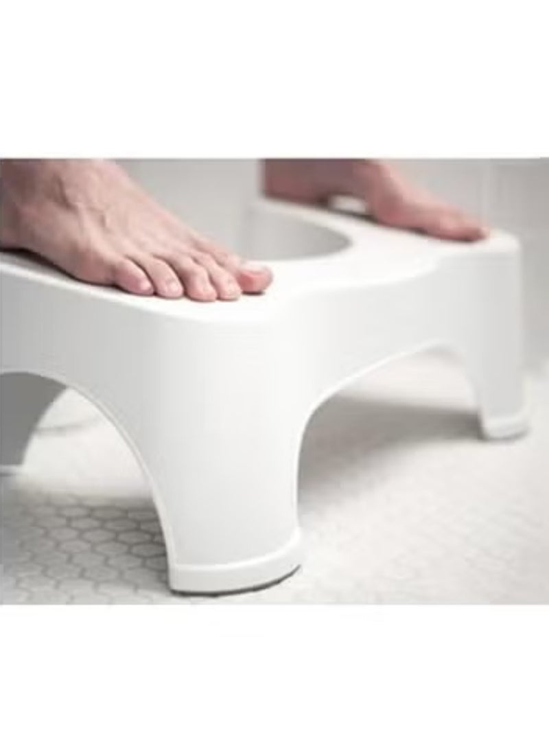 ELTRAZONE Toilet Foot Stool White 9inch  - Image 2