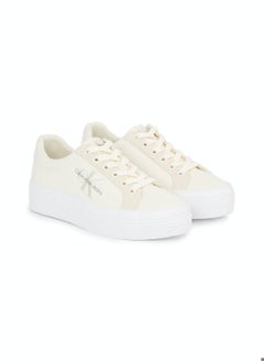 Women's Platform Trainers - Faux Leather, White - pzsku/ZEB732031431D1EACA663Z/45/_/1717670958/e721c122-7e24-4b68-bead-4f8675954f9f