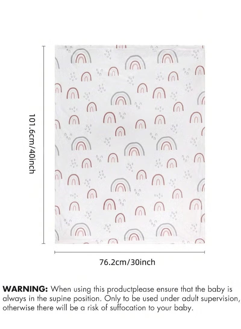 MIXDE Kids Baby Blanket Newborn Gifts, Soft Plush Blankets with Dotted Backing, Fleece Fabric Essentials for Unisex, Toddlers, Boys Girls 75x100cm - Image 2