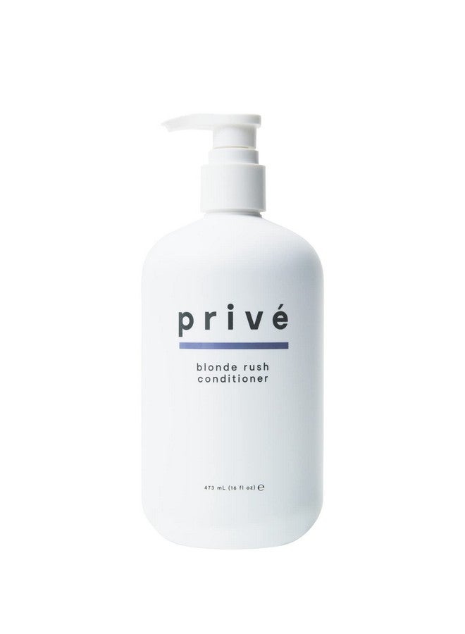 PRIVE Privé Blonde Rush Conditioner Purple Conditioner For Blonde Hair Brass Off Damage Repair Keep Your Blonde Catwalk Cool And Fabulous Moisturizing Blonde Blue Conditioner (16Oz) - Image 2