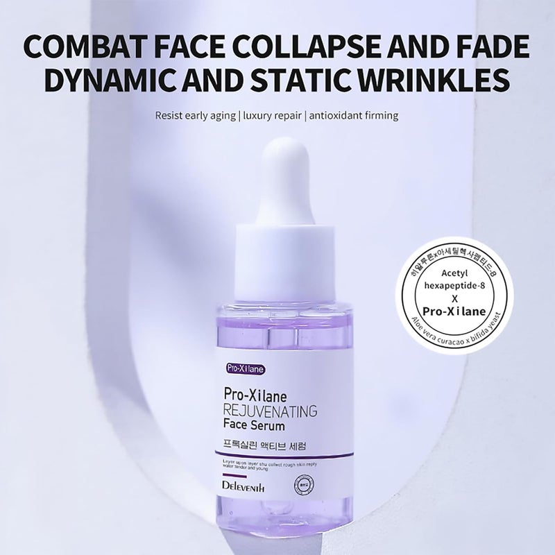 DEleventh Korean Brand ProXilane Face Serum 37ml AntiAging AntiWrinkle with Bifida Ferment Lysate Acetyl Hexapeptide8 and Hyaluronic Acid for a Youthful Hydrated and Radiant Complexion - Image 2