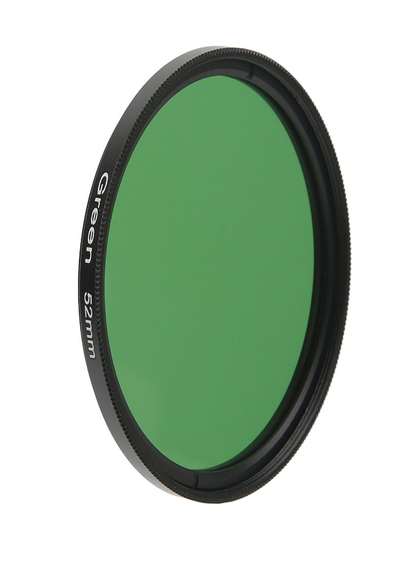 52mm Lens Filter Optical Glass Camera Lens Filter for Nikon for Fujifilm Digital Cameras Series Green - Image 1