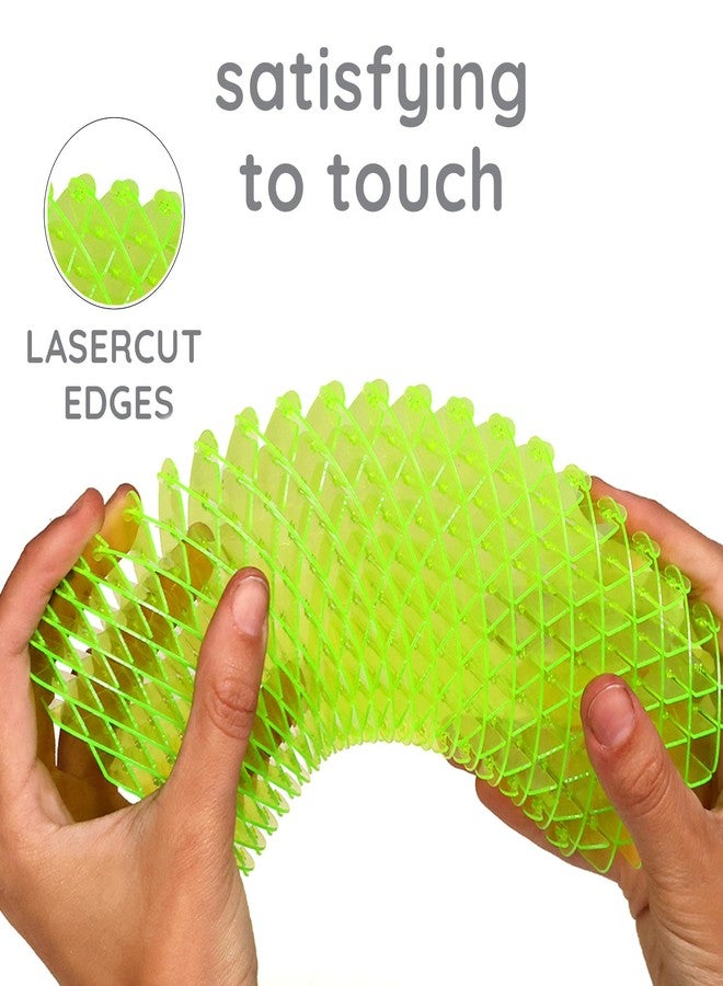 Morf Fidget Sensory Spring Green - Bendy Elastic Fidget Toy for Kids, Dynamic Spring Toy with Color Transitions, Perfect for Sensory Play and Fidget Toys for Adults - Image 4