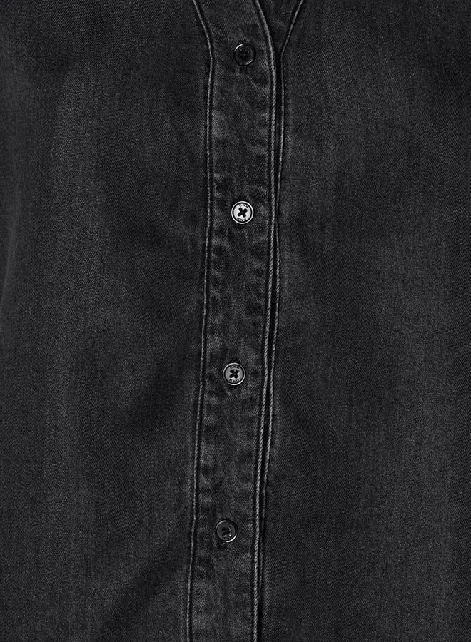 Splash FAV Cotton Denim Shirt with 3/4 Sleeves