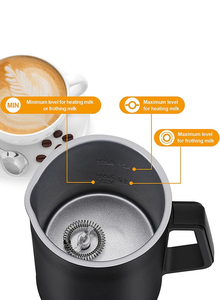 بيرفيي جهاز خلاط الحليب الكهربائي 4 في 1، والمدفئ الذاتي بسعة 10.5 أوقية، يعمل تلقائياً على إعداد الرغوة للقهوة واللاتيه والكابتشينو والماكياتو والشوكولاتة الساخنة، براحة تامة للرغوة الساخنة والباردة - Image 3