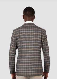 D'S DAMAT DS Damat Grey Slim Fit Combination Suit  - Image 4