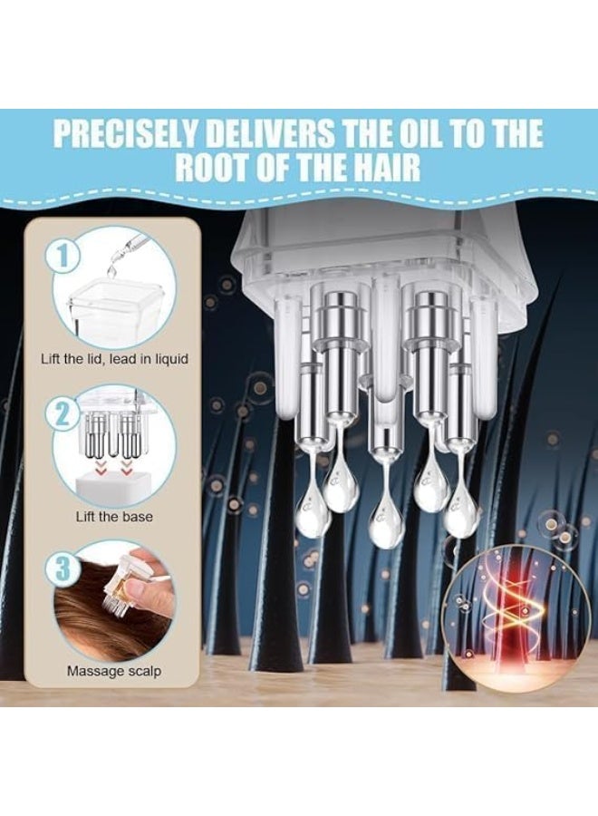 RIOMTRIC Hair Oil Applicator Bottle For Scalp Oil, Anti Hair Loss Lotion Dispenser - Image 2