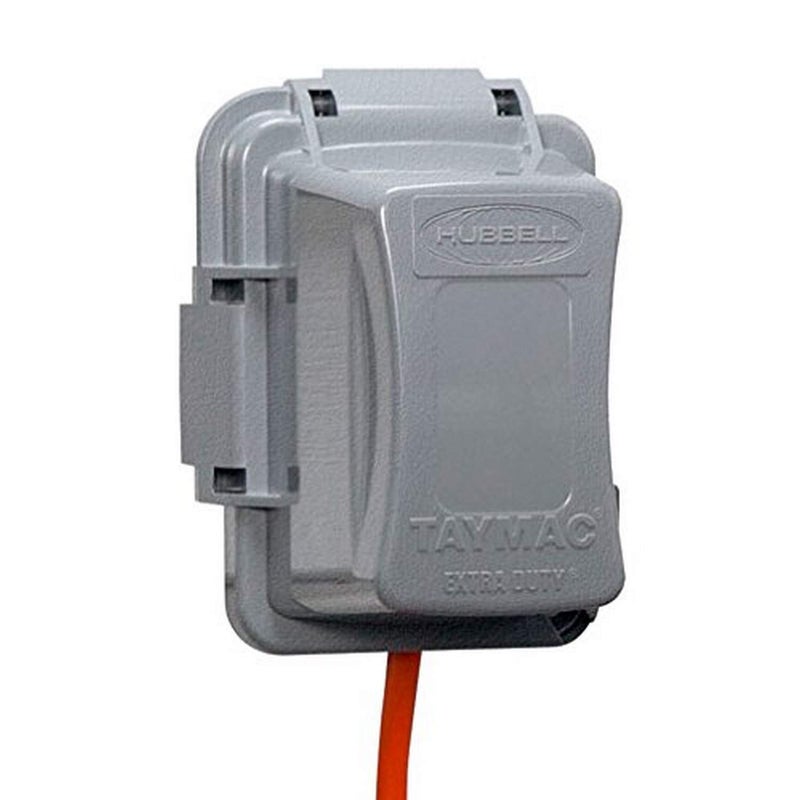 TayMac MM720G 1-Gang Horizontal or Vertical Weatherproof Jumbo Extra Duty While in Use Cover , Gray - Image 3